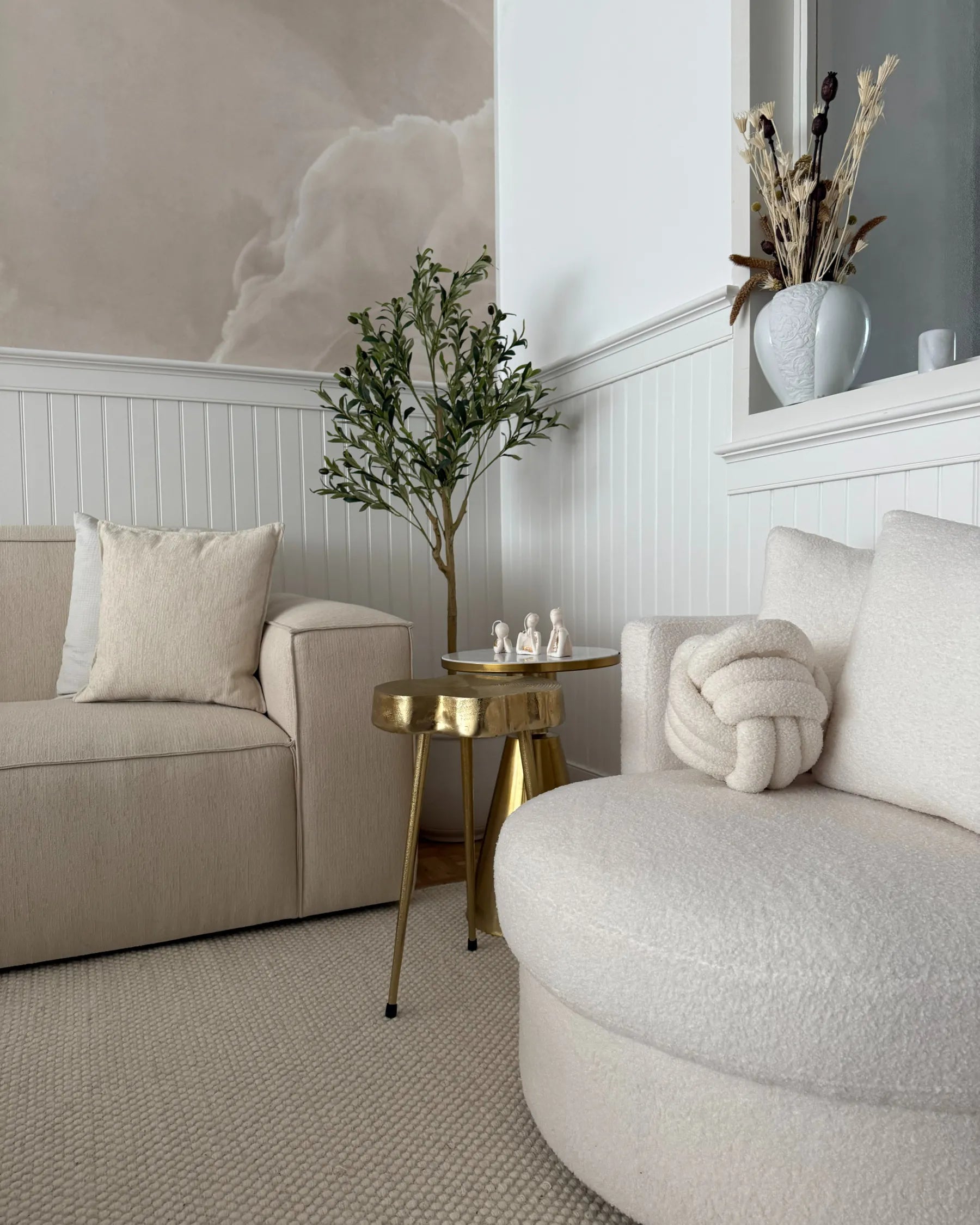 Side Table TAUPO Metal Gold