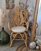 Peacock Chair CARRARA Rattan Natural