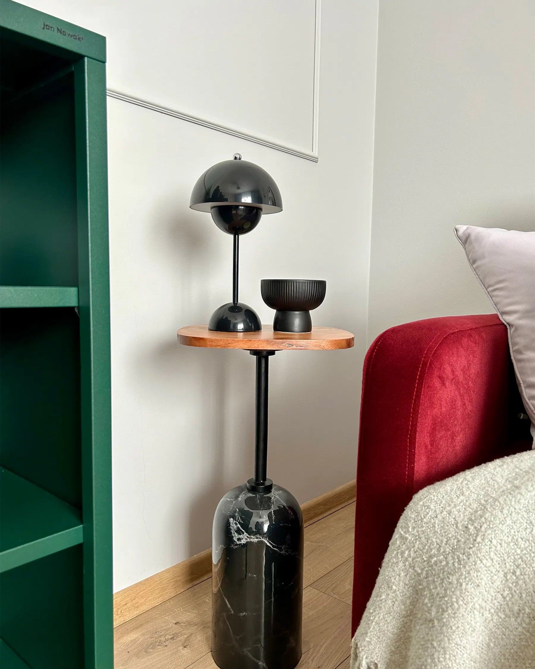 Side Table OASIS Metal Brown/ Black