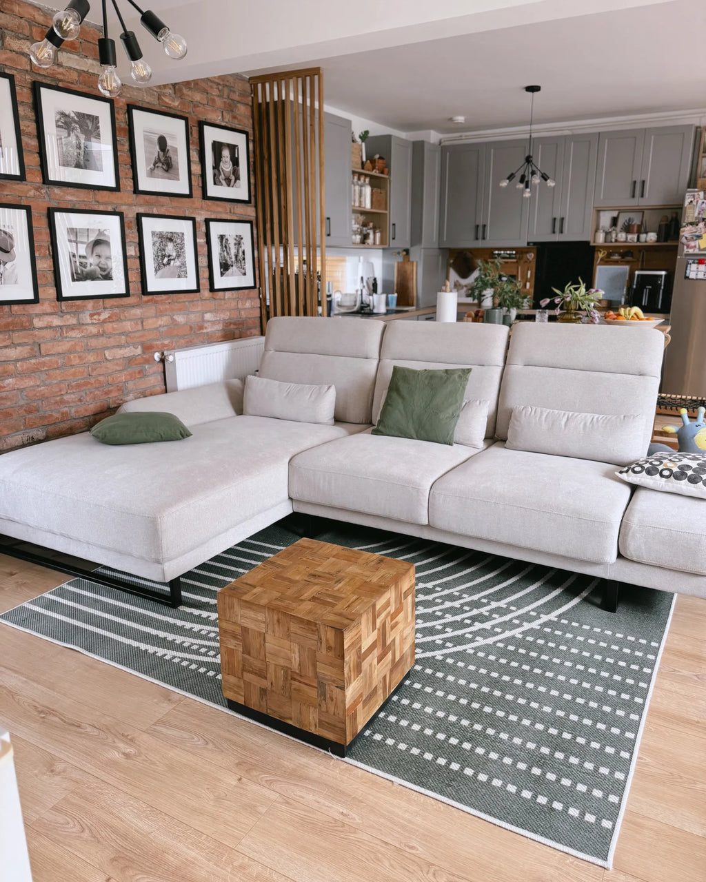 Coffee Table GAMETI Teak Wood Brown