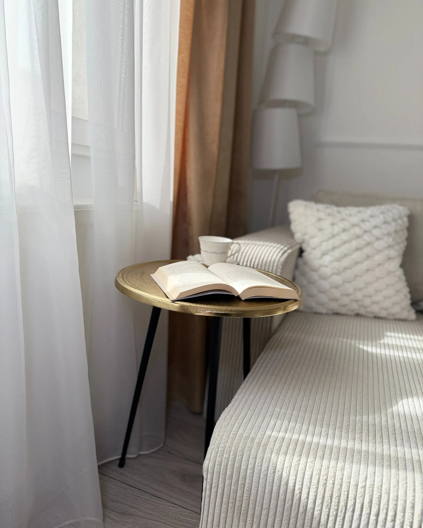 Side Table TELFER Metal Gold