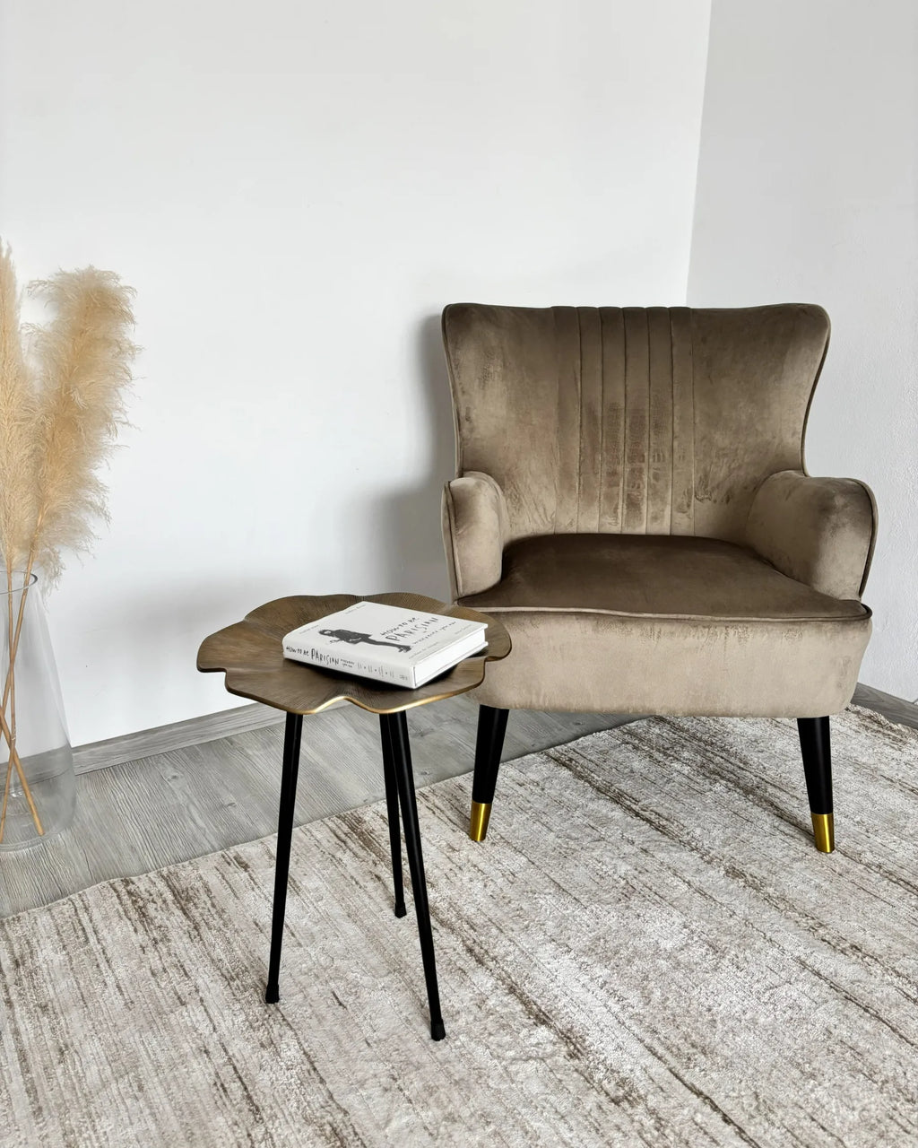 Side Table PUDUR Metal Gold