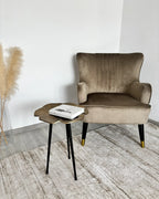 Side Table PUDUR Metal Gold