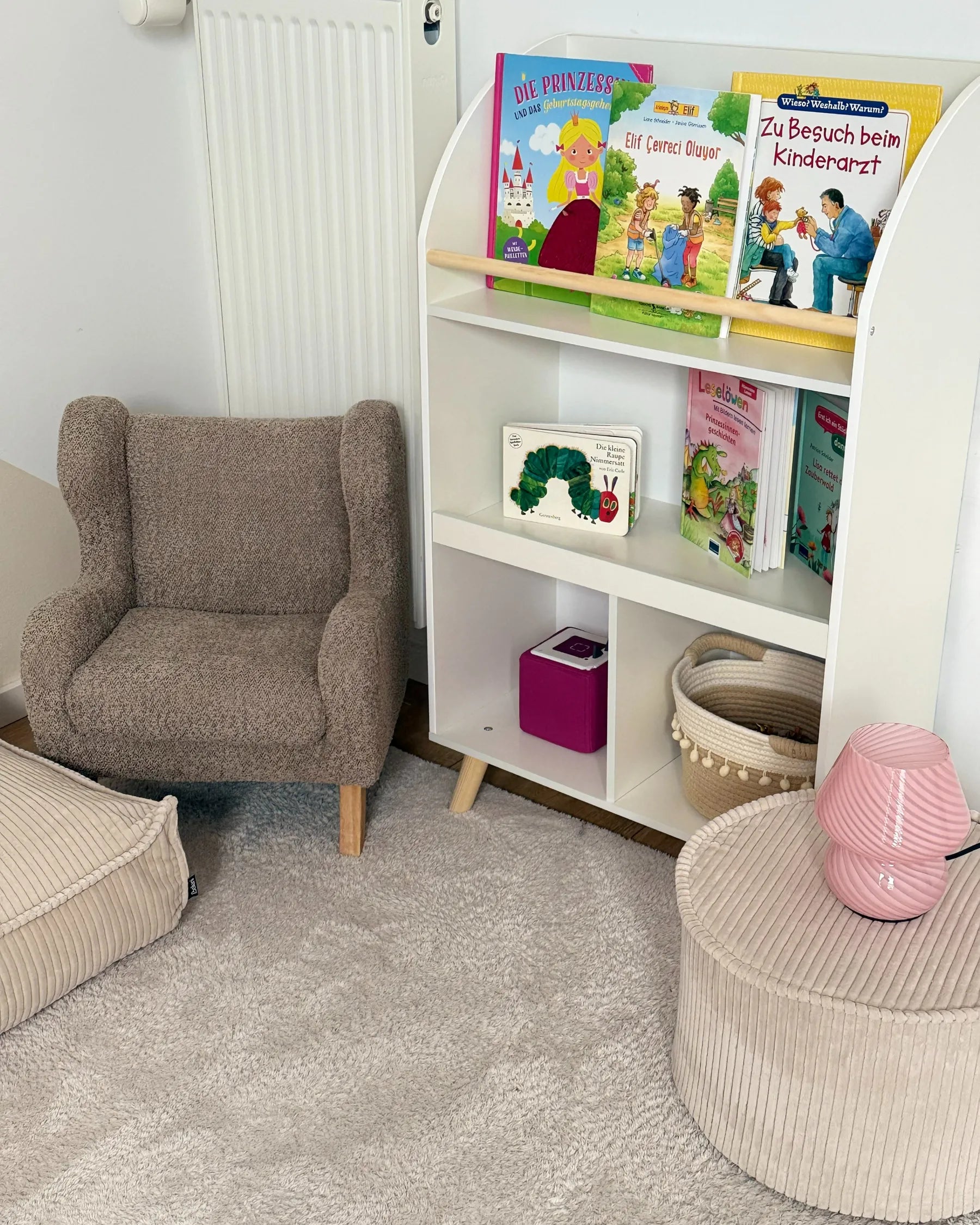 Kids Armchair FARUM Boucle Taupe