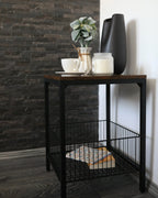 Side Table KENNER Dark Brown