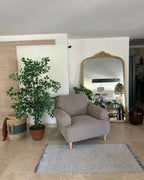 Armchair KIBERG Fabric Taupe