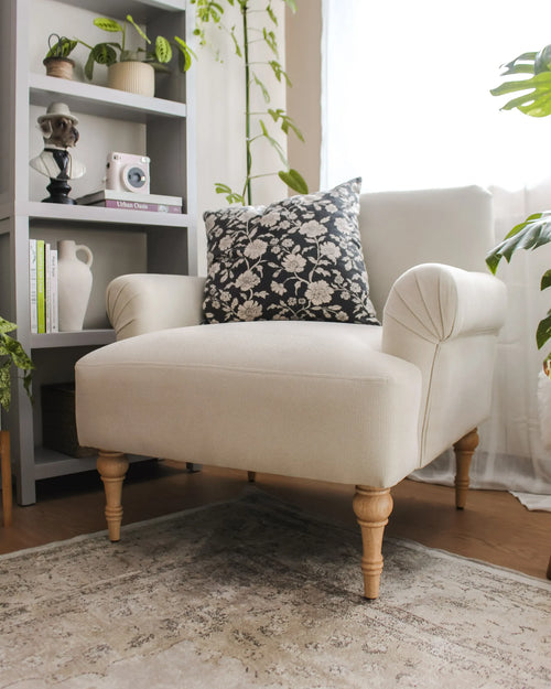 Armchair FREDROS Fabric Light Beige