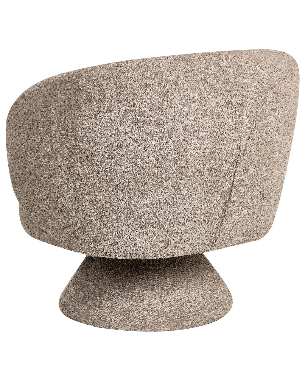 Swivel Armchair LIEKSA Boucle Beige