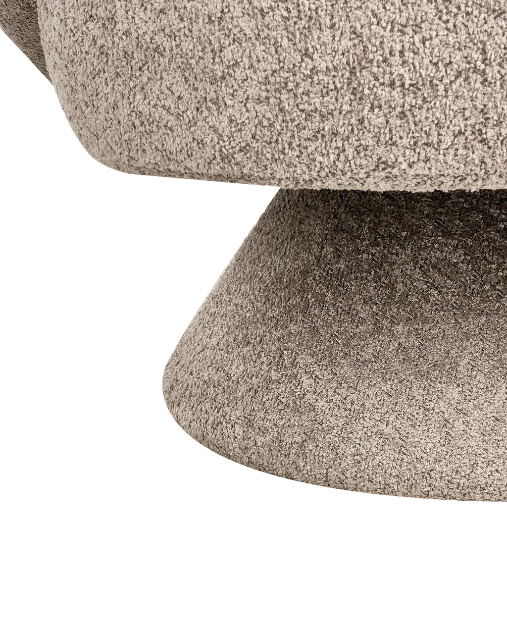 Swivel Armchair LIEKSA Boucle Beige