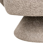 Swivel Armchair LIEKSA Boucle Beige