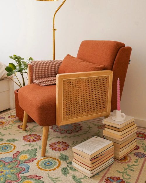 Armchair ORUM Fabric Orange