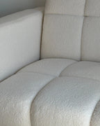 Armchair ALNES Boucle White