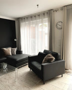 Armchair SAVALEN Leather Black