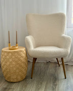 Side Table ZOGNO 33 cm 33 cm Light Beige