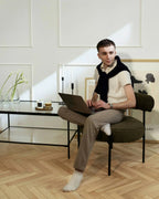 Armchair ALPHA Boucle Green