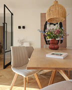 Set of 2 Dining Chairs CALGARY Fabric Light Grey