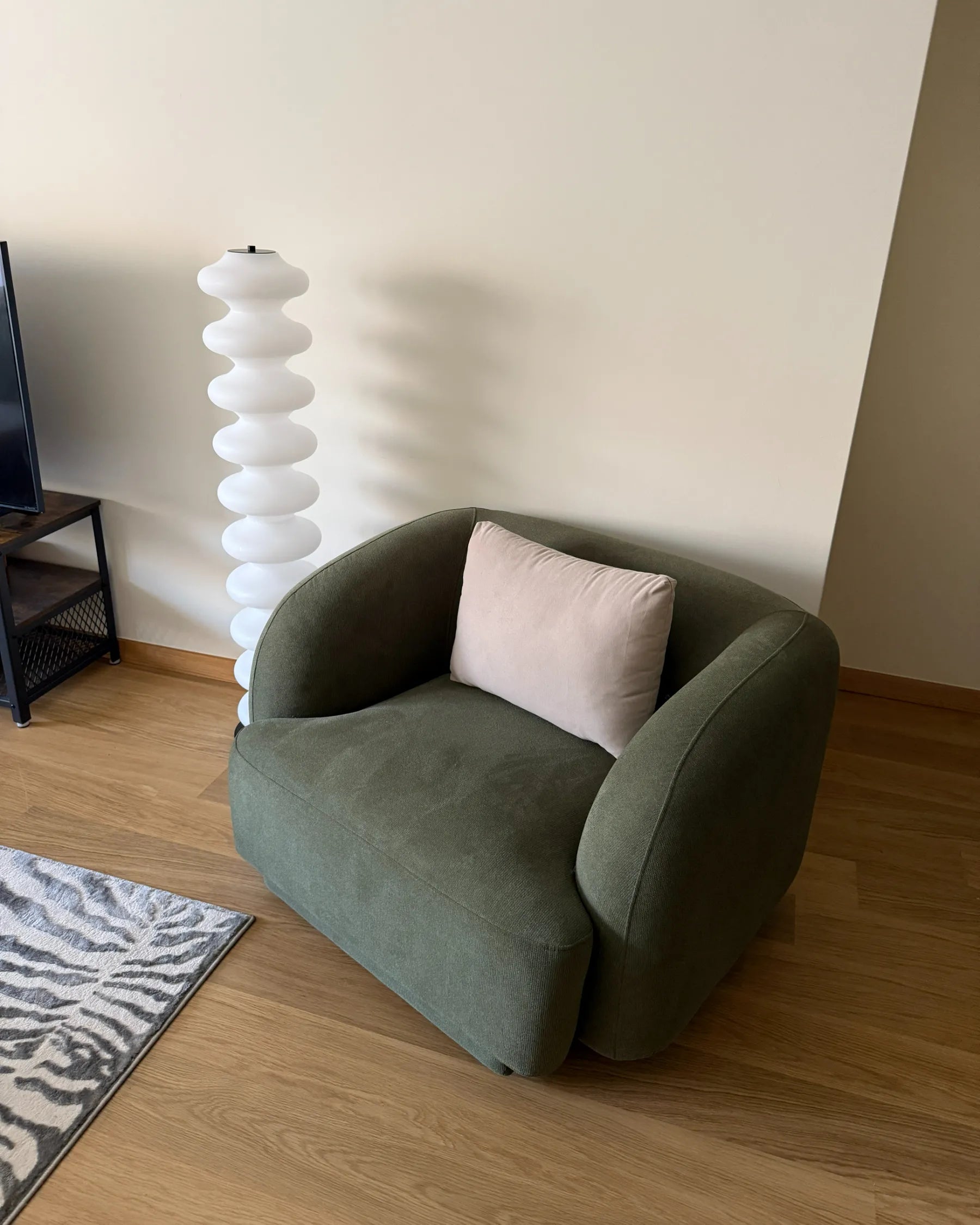 Armchair SKJANES Fabric Green