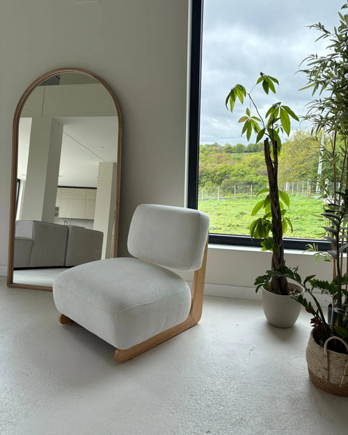 Armchair KOKKOLA Fabric Off-White