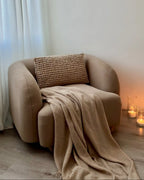 Armchair SKJANES Fabric Taupe
