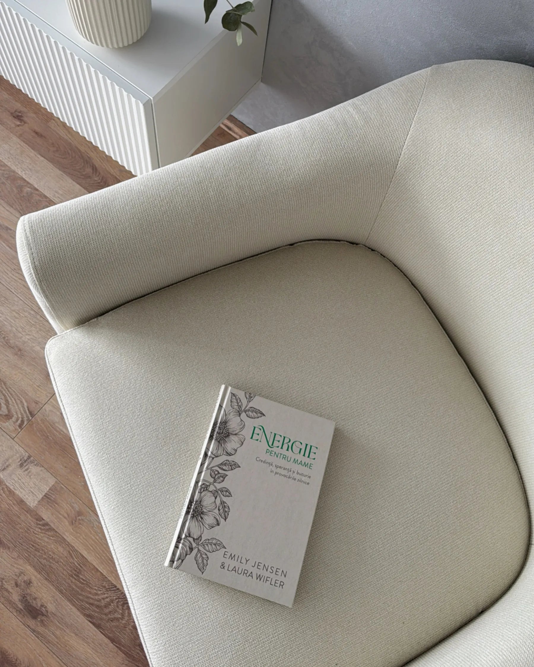 Swivel Armchair MAGNOR Fabric Light Beige