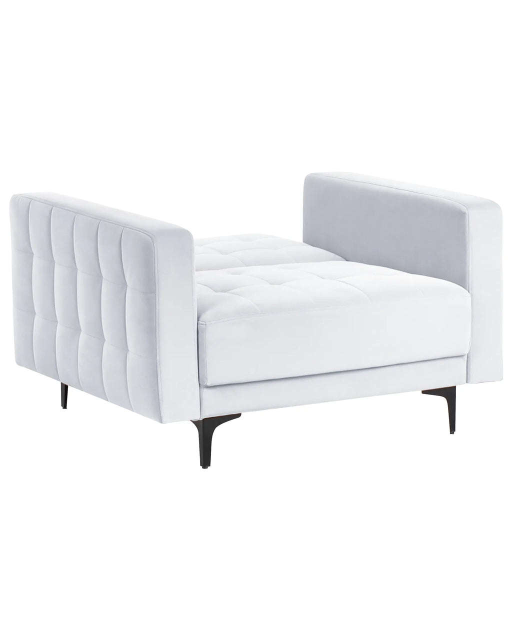 Armchair ABERDEEN Velvet Light Grey