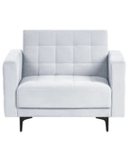 Armchair ABERDEEN Velvet Light Grey