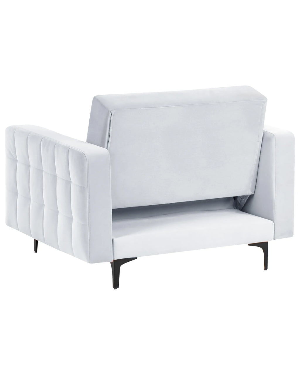 Armchair ABERDEEN Velvet Light Grey