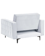 Armchair ABERDEEN Velvet Light Grey