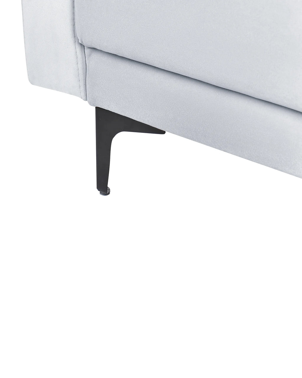 Armchair ABERDEEN Velvet Light Grey