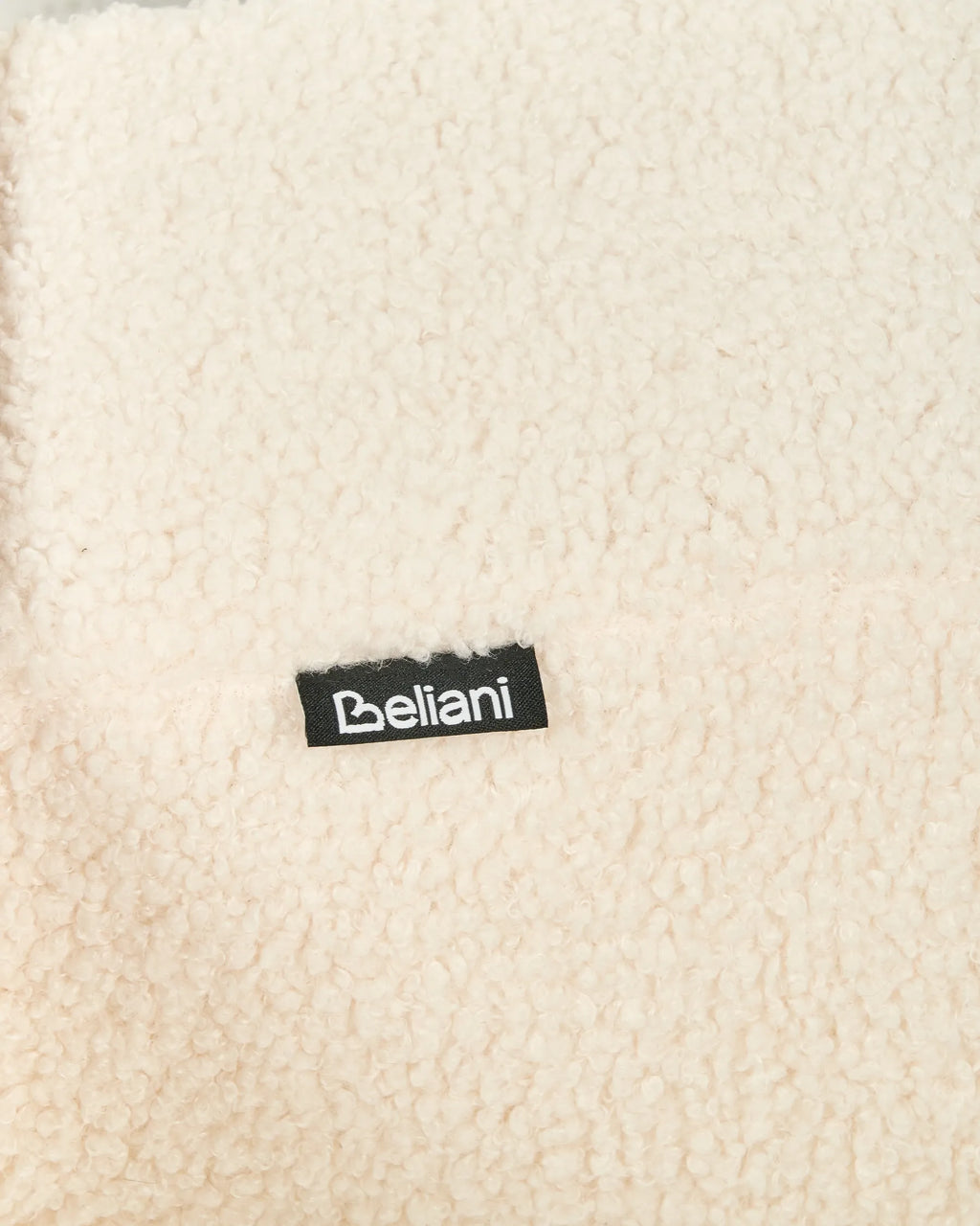 Armchair ILBRO Boucle Off-White/ Light Brown