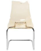 Set of 2 Dining Chairs MARSHALL Orange