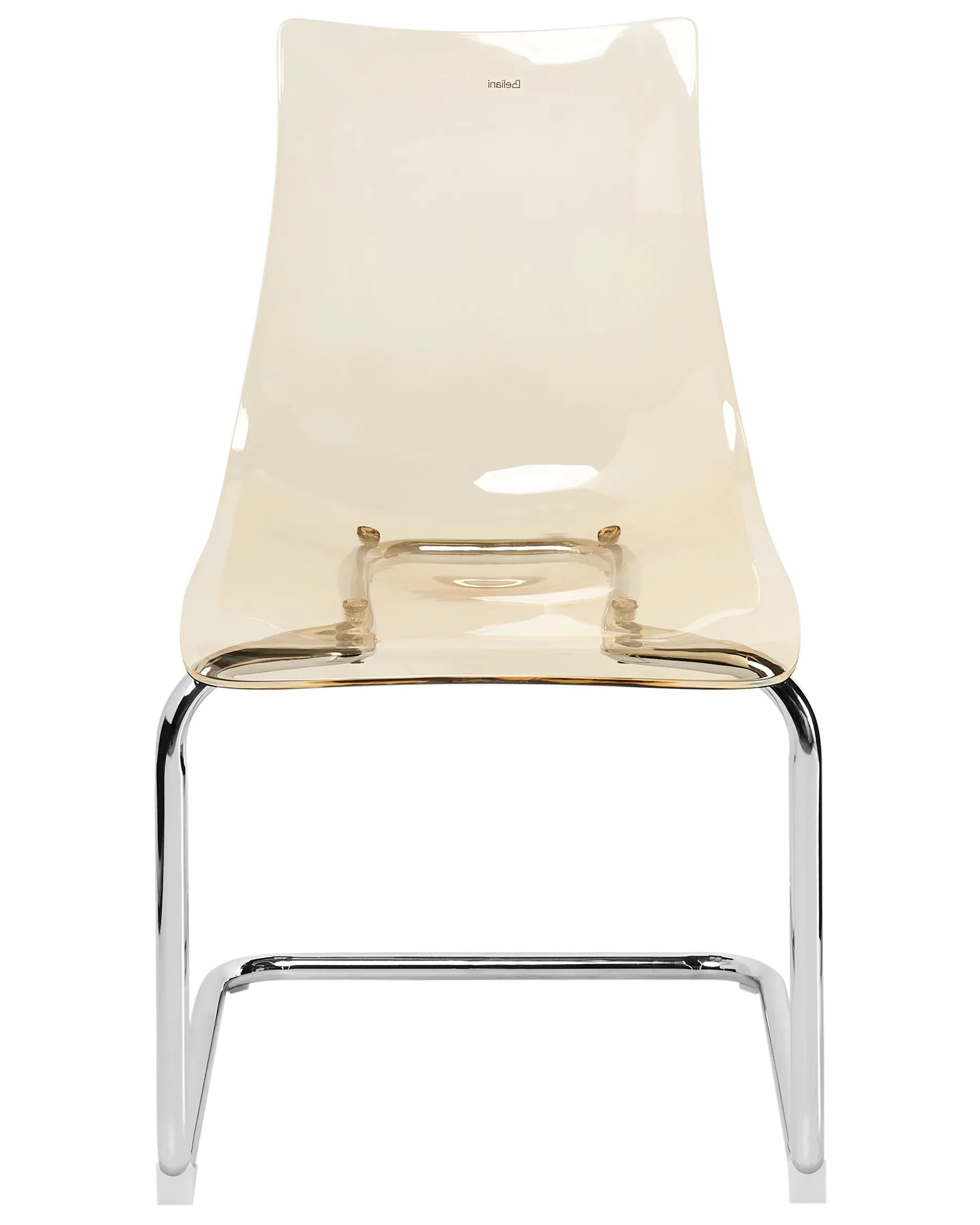 Set of 2 Dining Chairs MARSHALL Orange