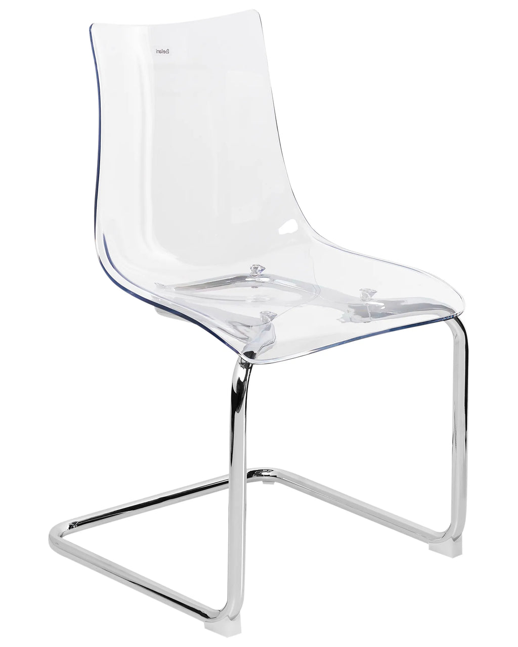 Set of 2 Dining Chairs MARSHALL Transparent
