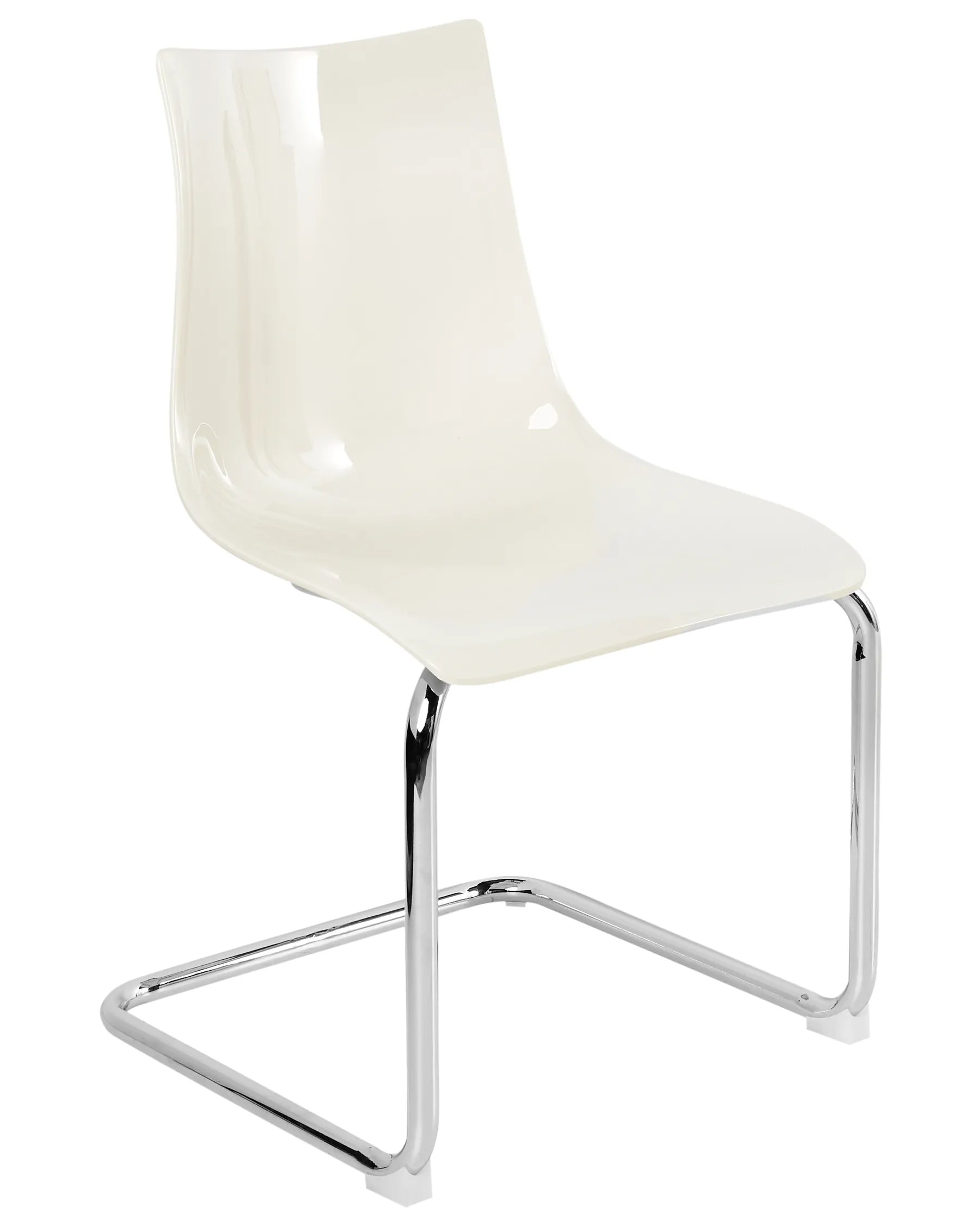 Set of 2 Dining Chairs MARSHALL Off-White