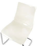 Set of 2 Dining Chairs MARSHALL Off-White