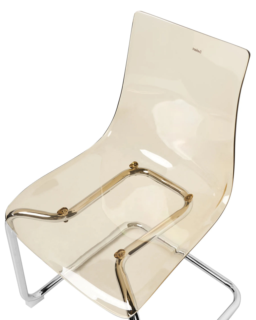 Set of 2 Dining Chairs MARSHALL Orange