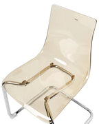 Set of 2 Dining Chairs MARSHALL Orange