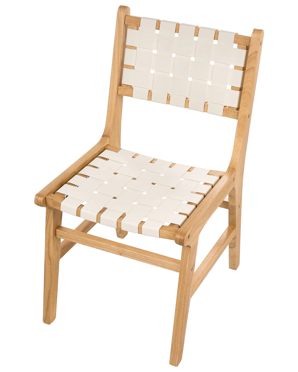 Set of 2 Dining Chairs HUMBLE Wood Light Brown