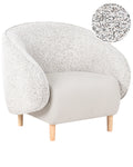 Armchair UMEA Fabric Light Beige
