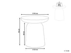 Side Table TORRENS Metal Black