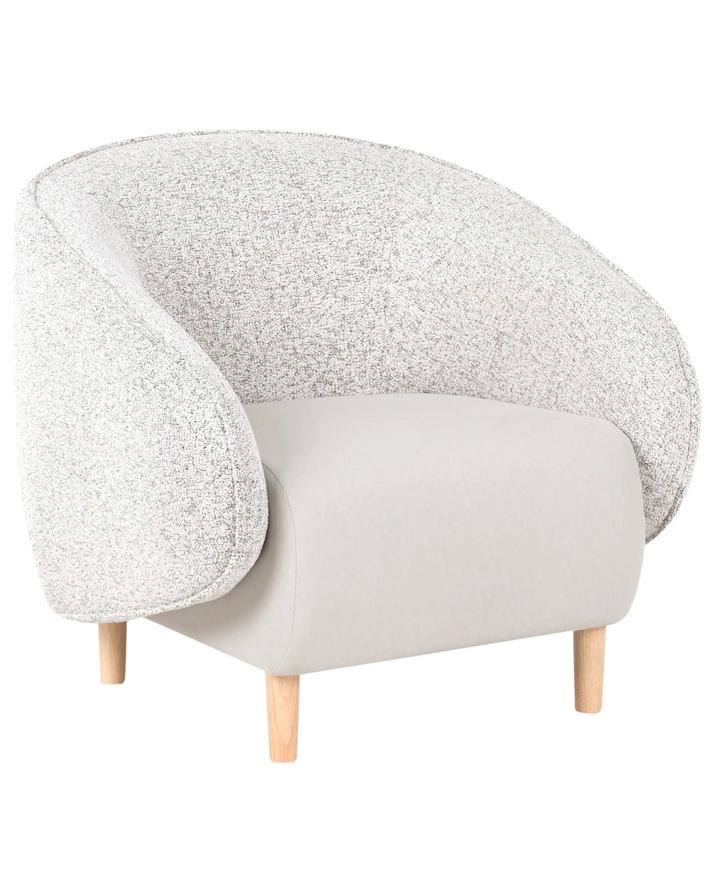 Armchair UMEA Fabric Light Beige