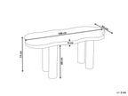 Dining Table ONDLE Off-White 188 cm 94 cm