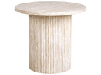 Side Table AMMON Travertine Effect