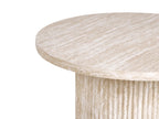 Side Table AMMON Travertine Effect