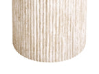 Side Table AMMON Travertine Effect