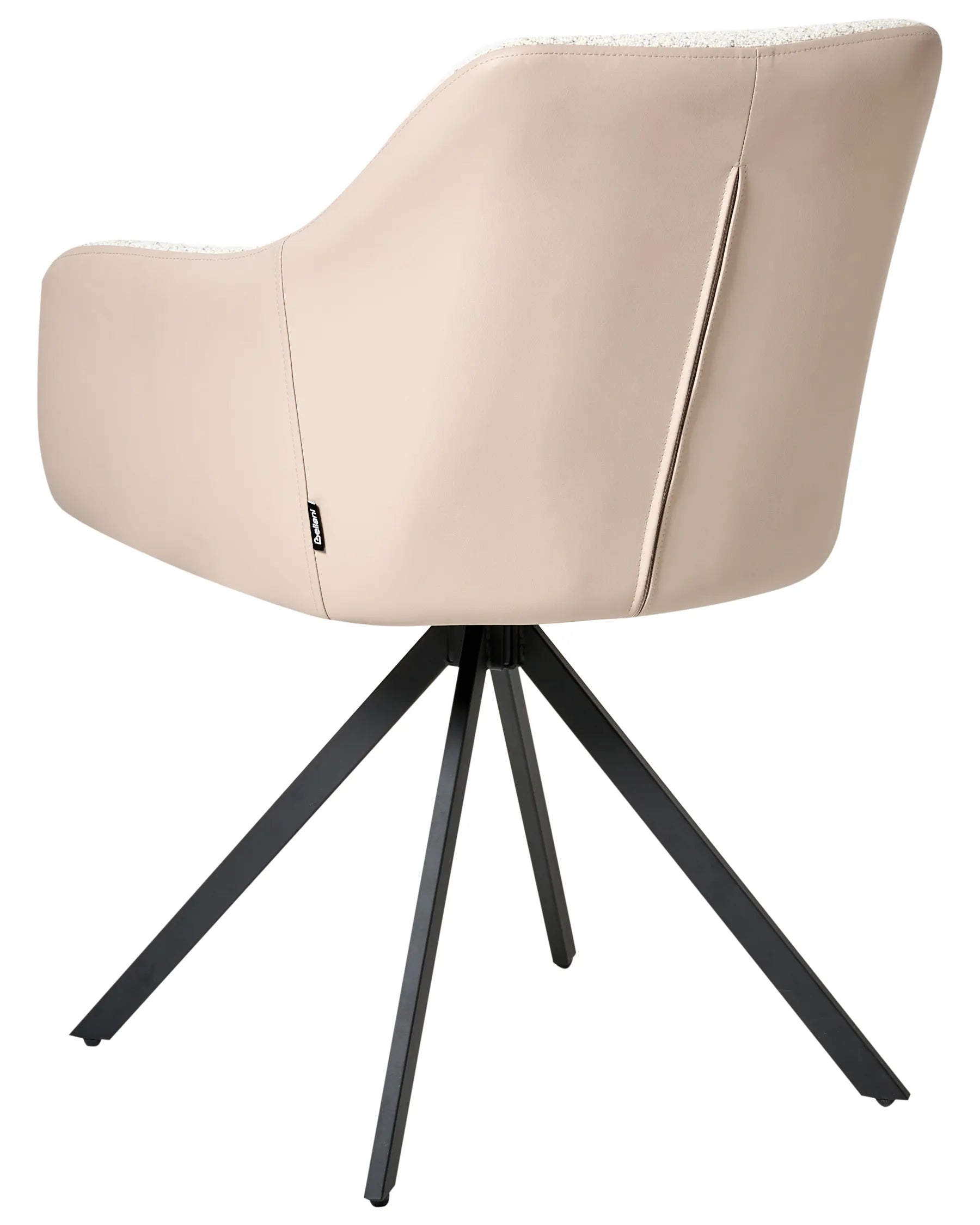 Set of 2 Dining Chairs LITHIA Boucle Light Beige