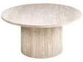 Coffee Table AMMON Travertine Effect