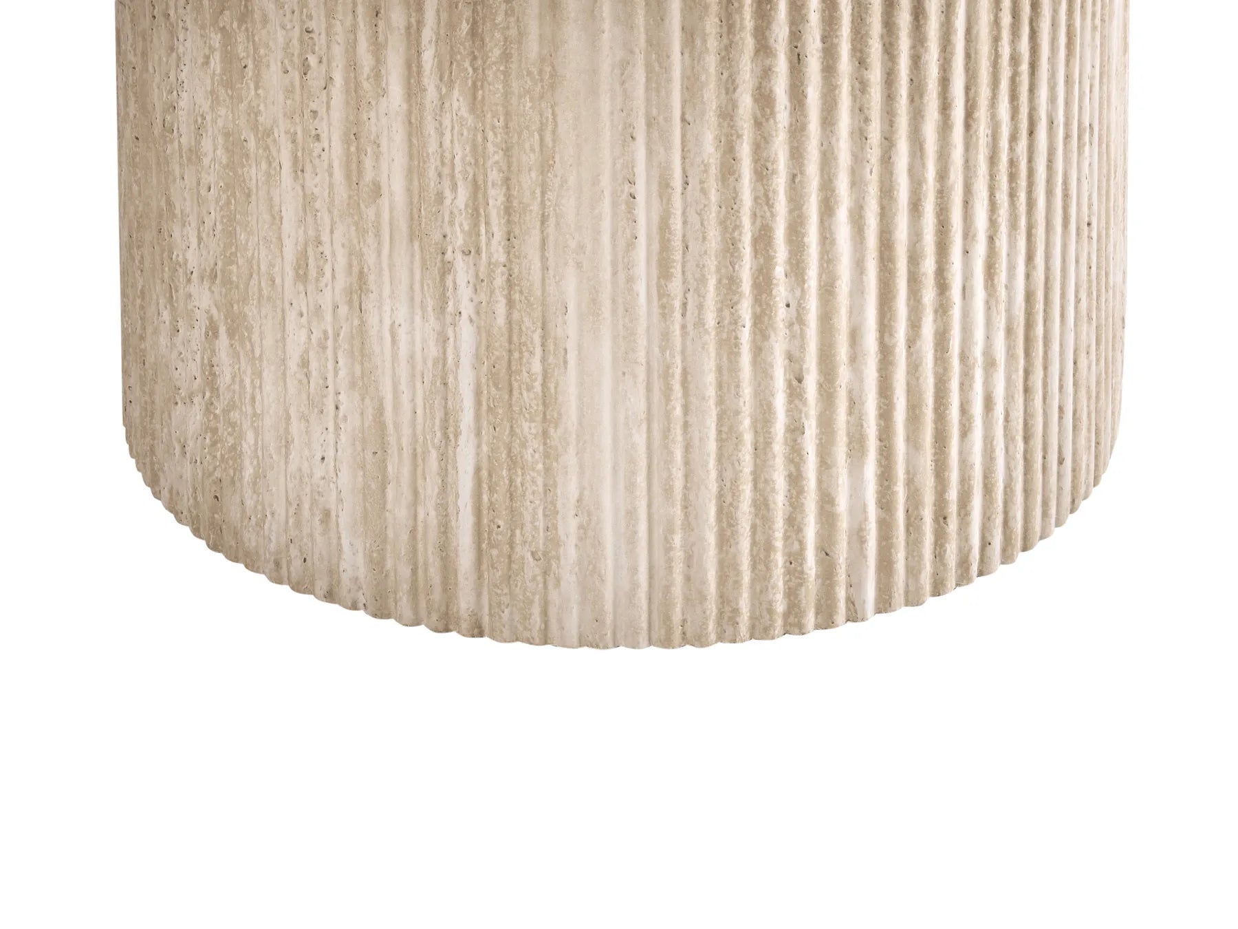 Coffee Table AMMON Travertine Effect