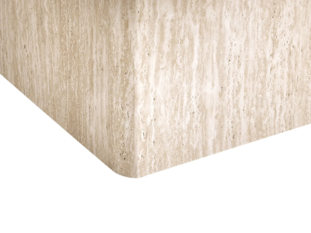 Coffee Table DUSON Travertine Effect