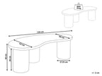 Coffee Table EASTON Dark Brown
